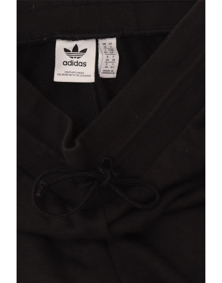 Pantaloni da tuta da donna ADIDAS Joggers UK 10 piccoli cotone nero