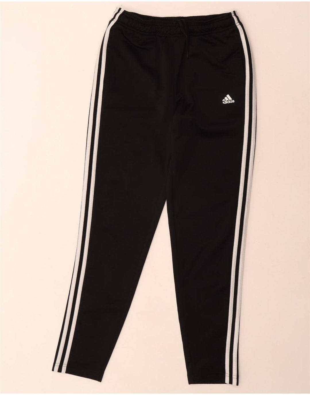 Pantaloni della tuta da ragazzo ADIDAS 13-14 anni in poliestere nero