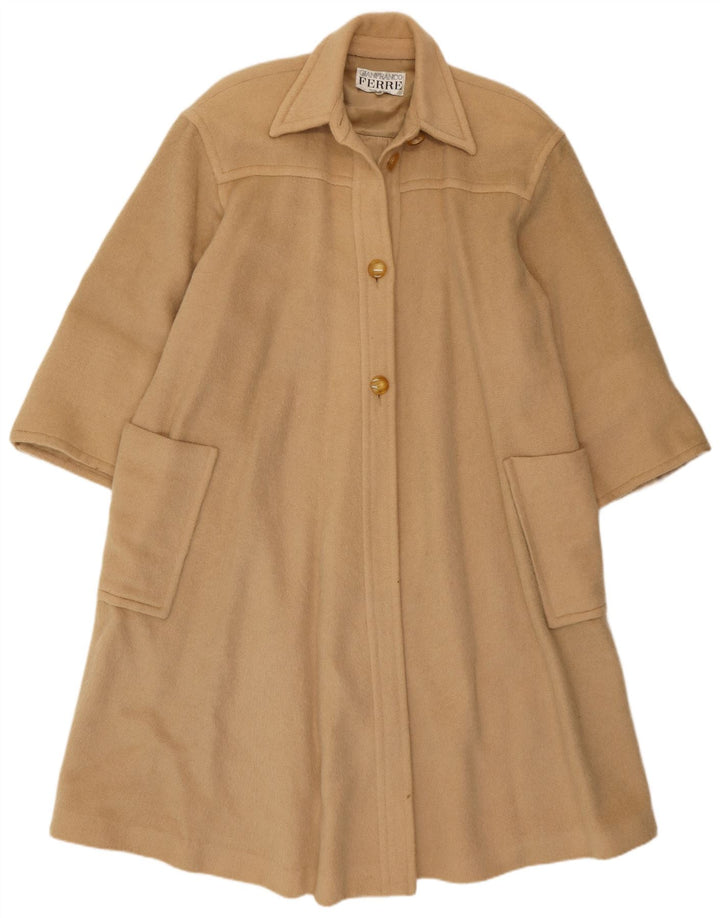 Cappotto Oversize Donna Gianfranco Ferre IT 40 Small Beige