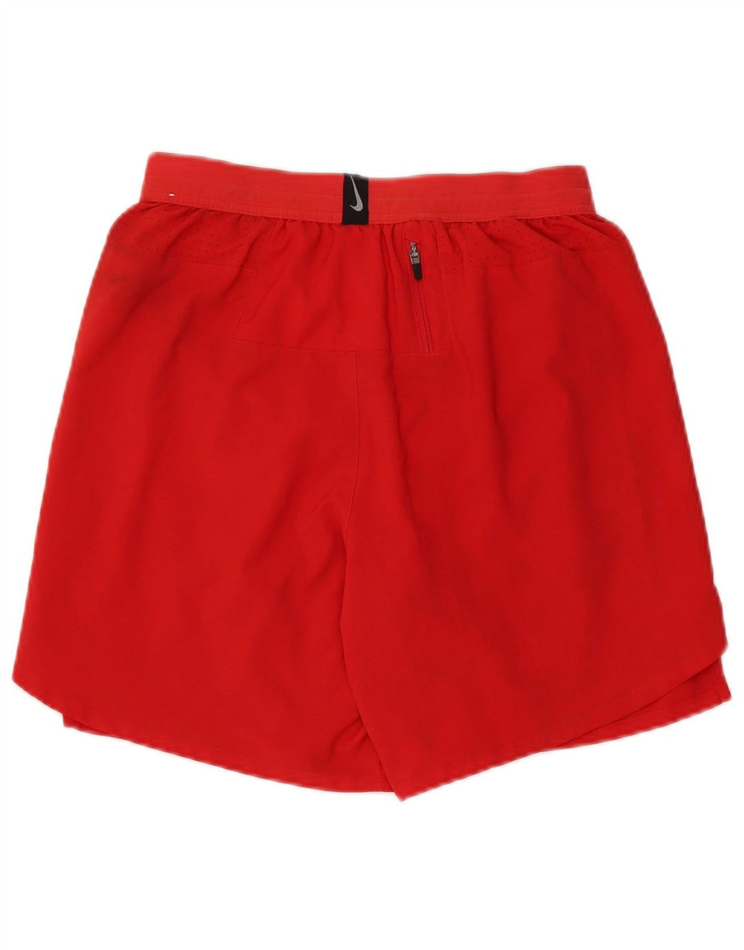 Pantaloncini sportivi Nike da donna Dri Fit UK 8 piccoli poliestere rosso