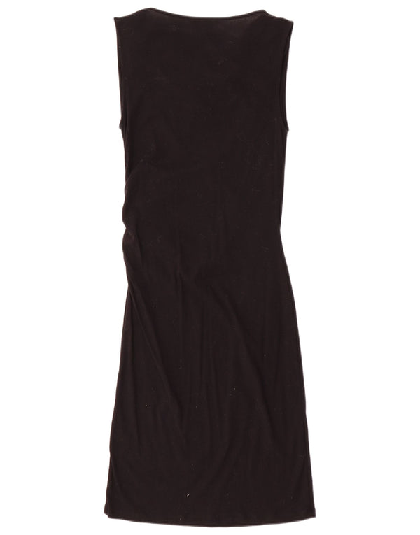 Abito tubino senza maniche da donna Cos UK 6 XS cotone nero