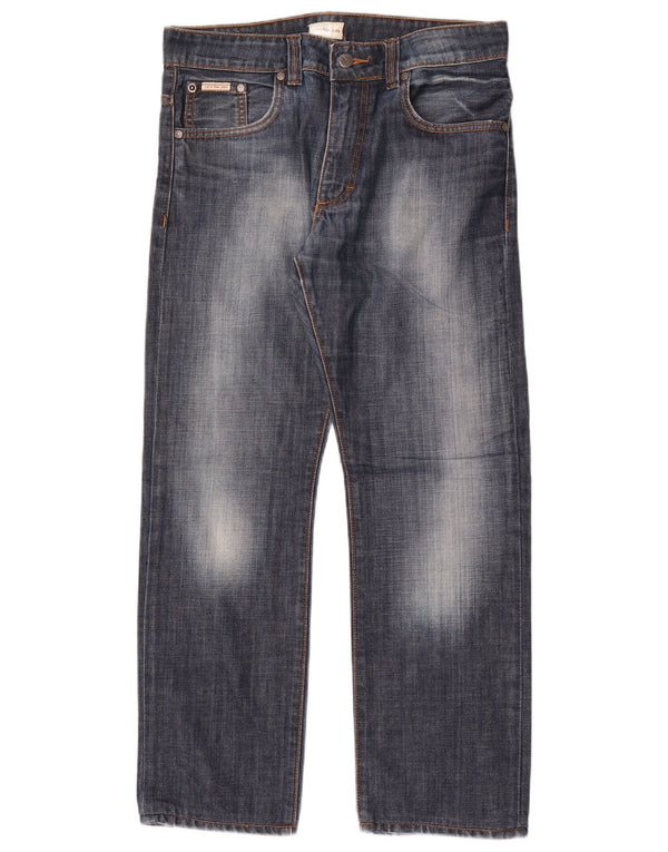 Jeans dritti da donna Calvin Klein W30 L29 cotone blu