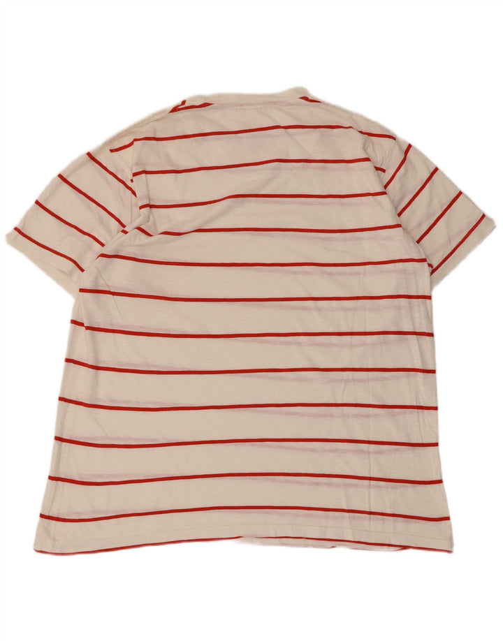 CARRERA T-shirt uomo Top grande a righe bianche in cotone