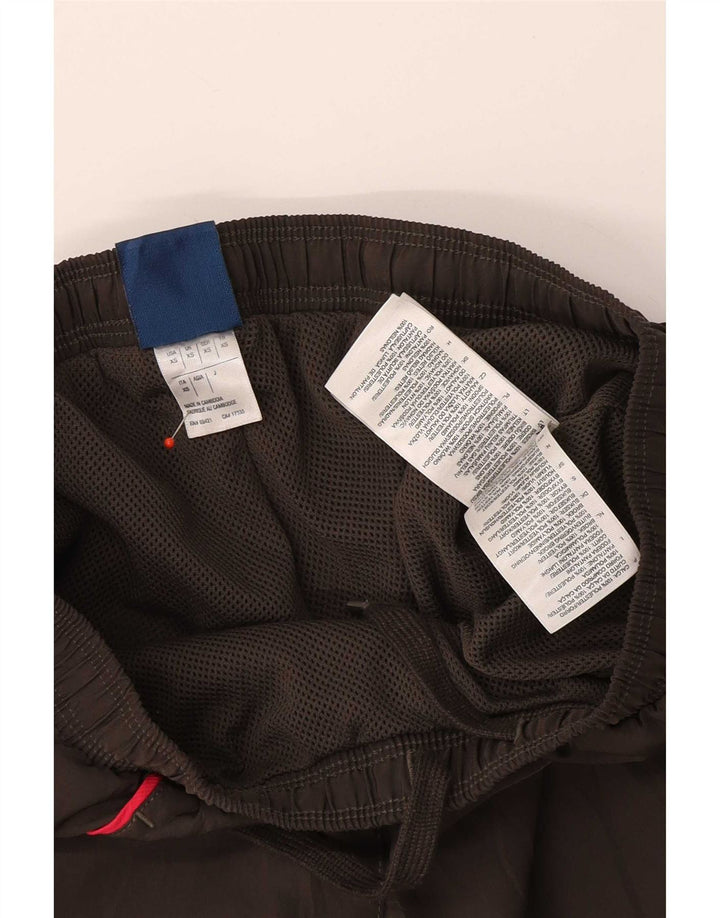 Pantaloni della tuta da donna Reebok UK 4 XS poliestere a righe grigie