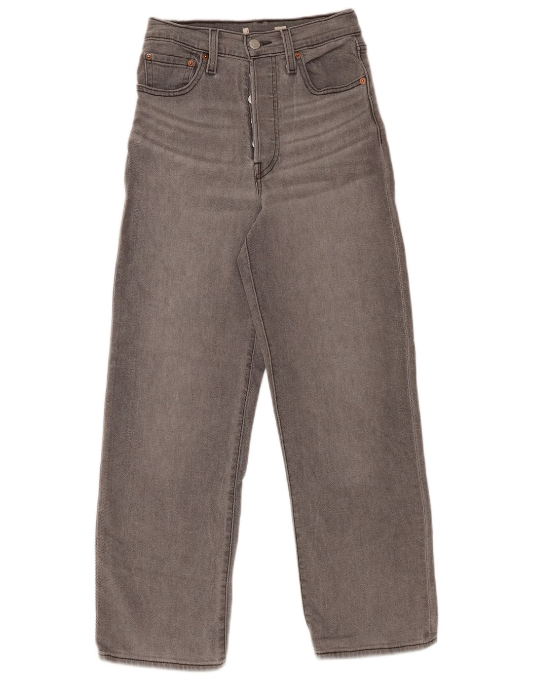 Jeans LEVI'S a gamba larga a vita alta da donna W24 L27 Grigi