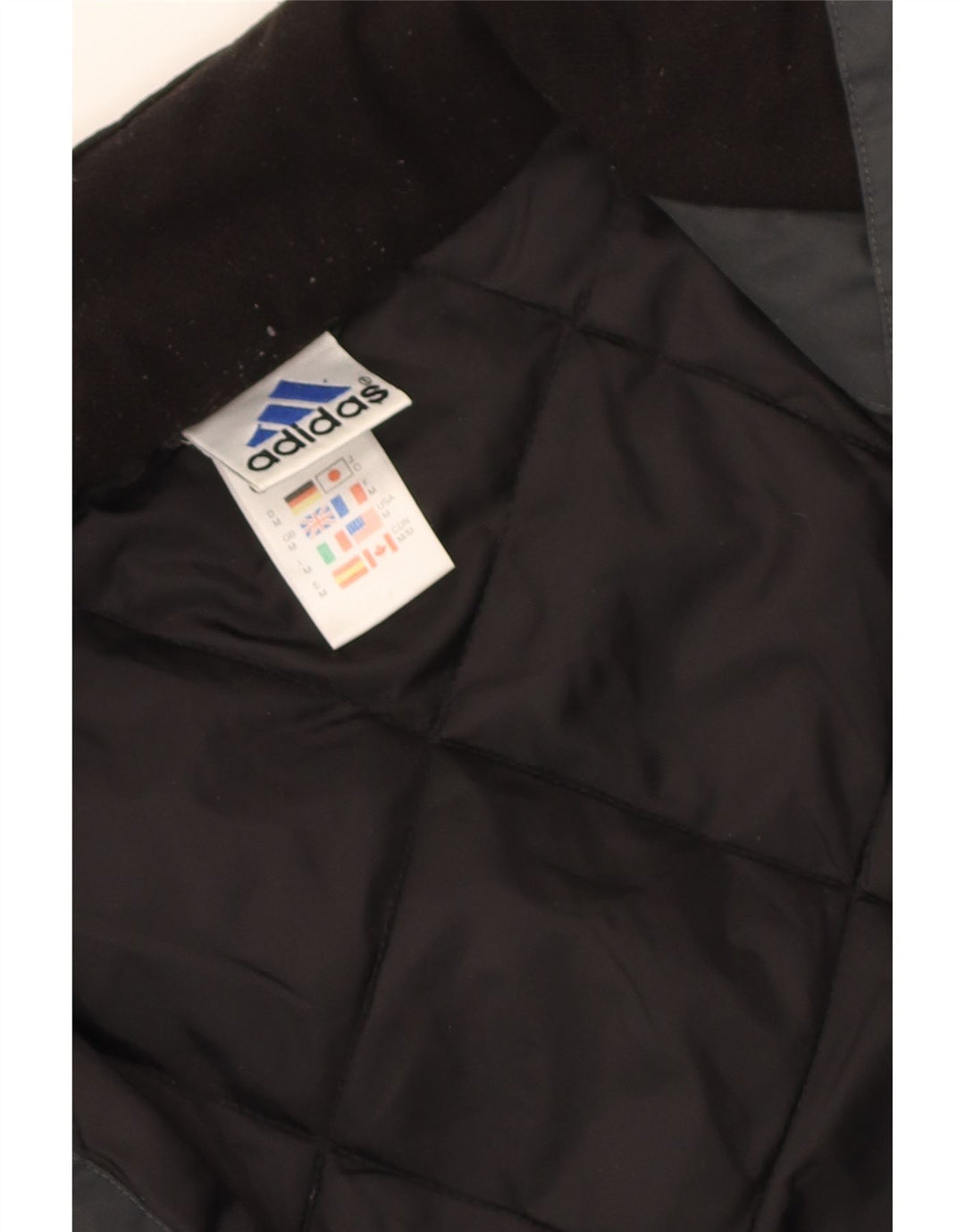 Polo Adidas da uomo UK 38 grigio medio in poliammide