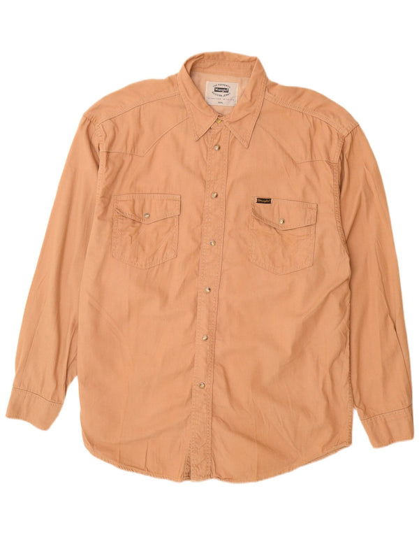 Camicia da uomo Wrangler 2XL cotone beige