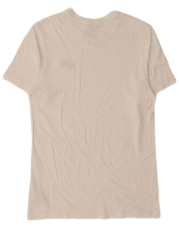 T-shirt da uomo NIKE Top Small in cotone bianco