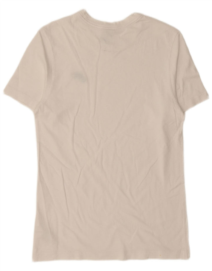 T-shirt da uomo NIKE Top Small in cotone bianco