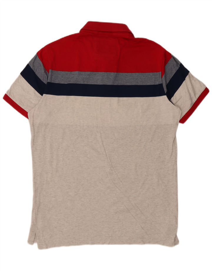 Polo da uomo Superdry XL in cotone color block multicolore