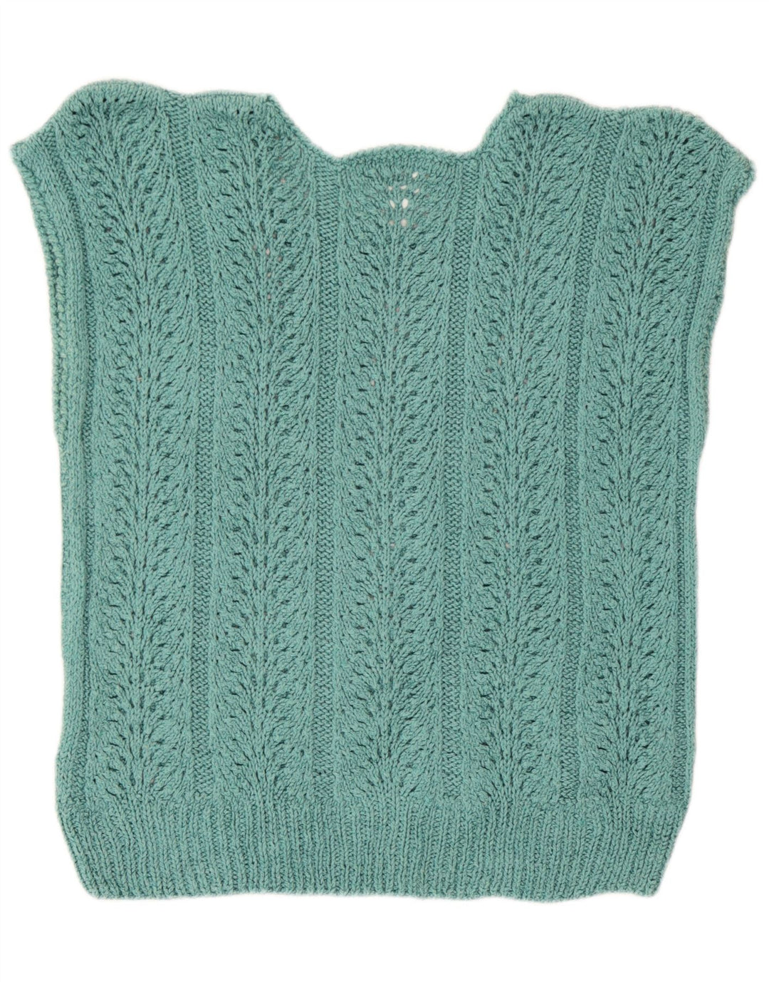 Canotta vintage da donna, taglia UK 14, grande verde