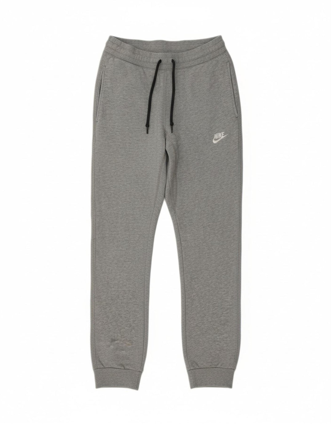 NIKE Mens Tracksuit Trousers Joggers Small  Grey Cotton