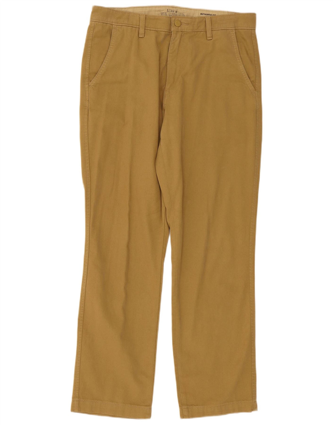 Pantaloni chino dritti da uomo Levi's W33 L32 in cotone beige