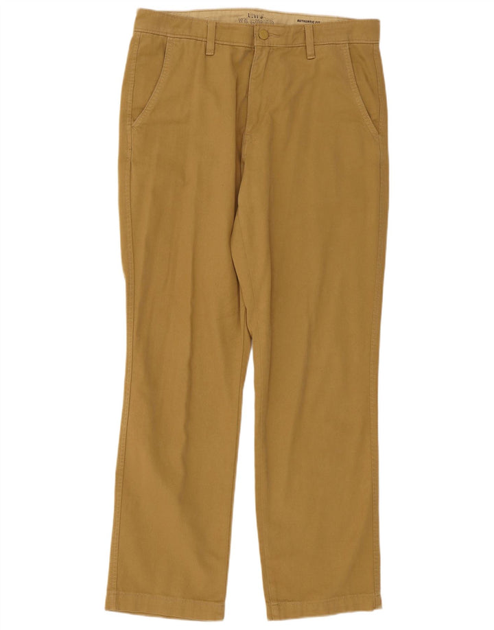Pantaloni chino dritti da uomo Levi's W33 L32 in cotone beige
