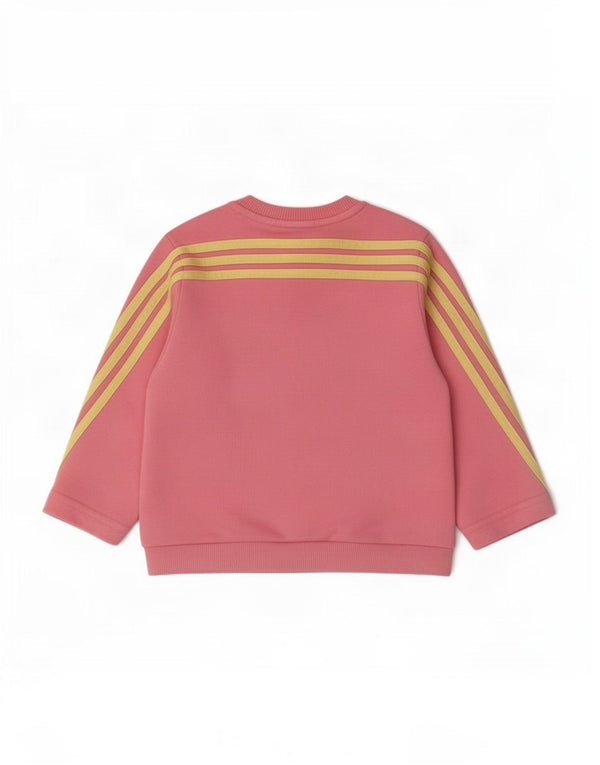 Felpa con grafica Adidas per neonate Disney, 9-12 mesi, in cotone rosa