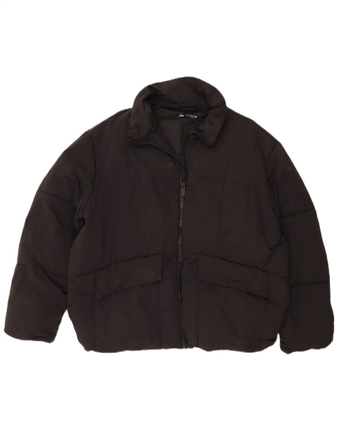 Giacca imbottita da uomo Zara UK 38 media nera in poliammide