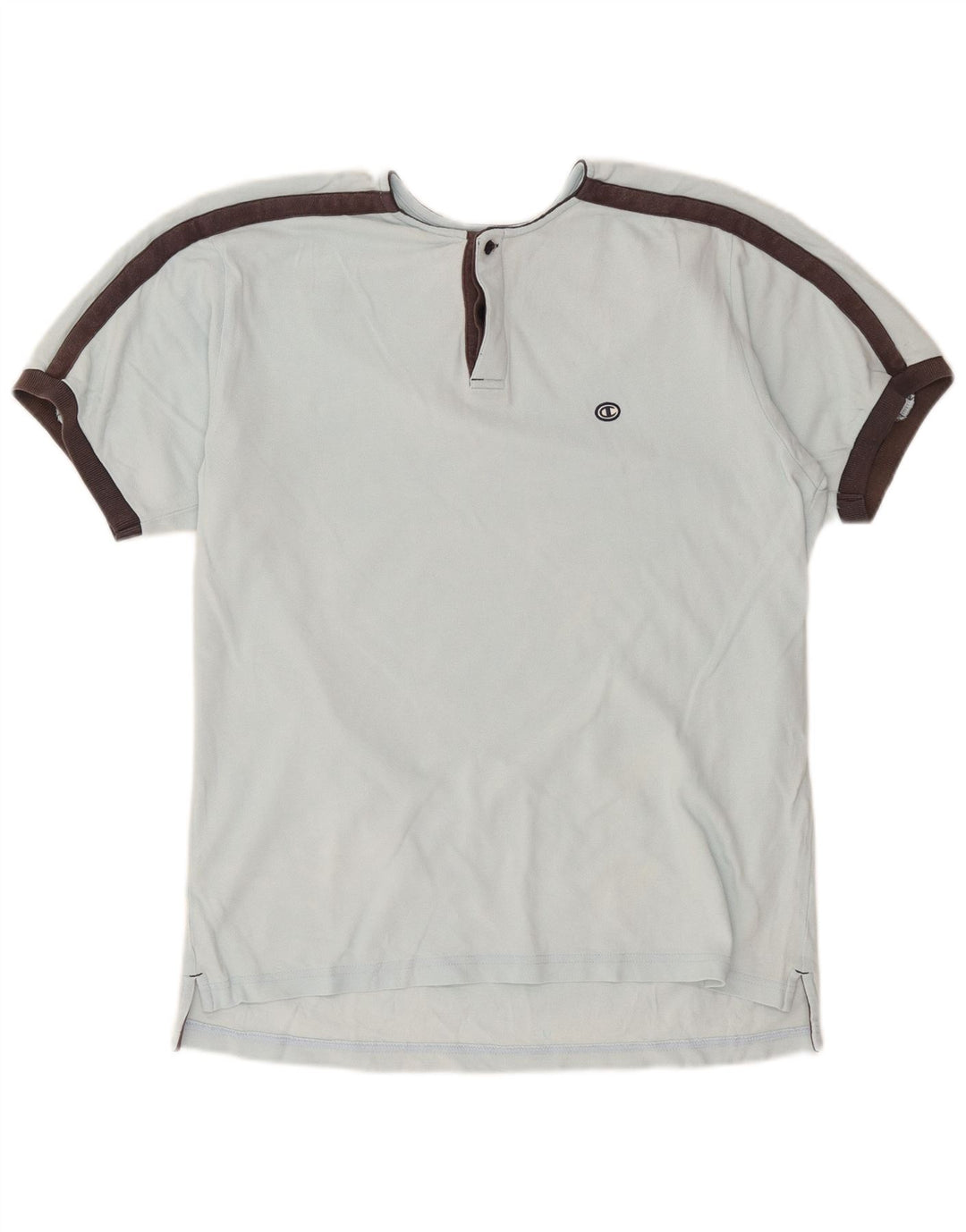 T-shirt da uomo Champion Top Large blu color block