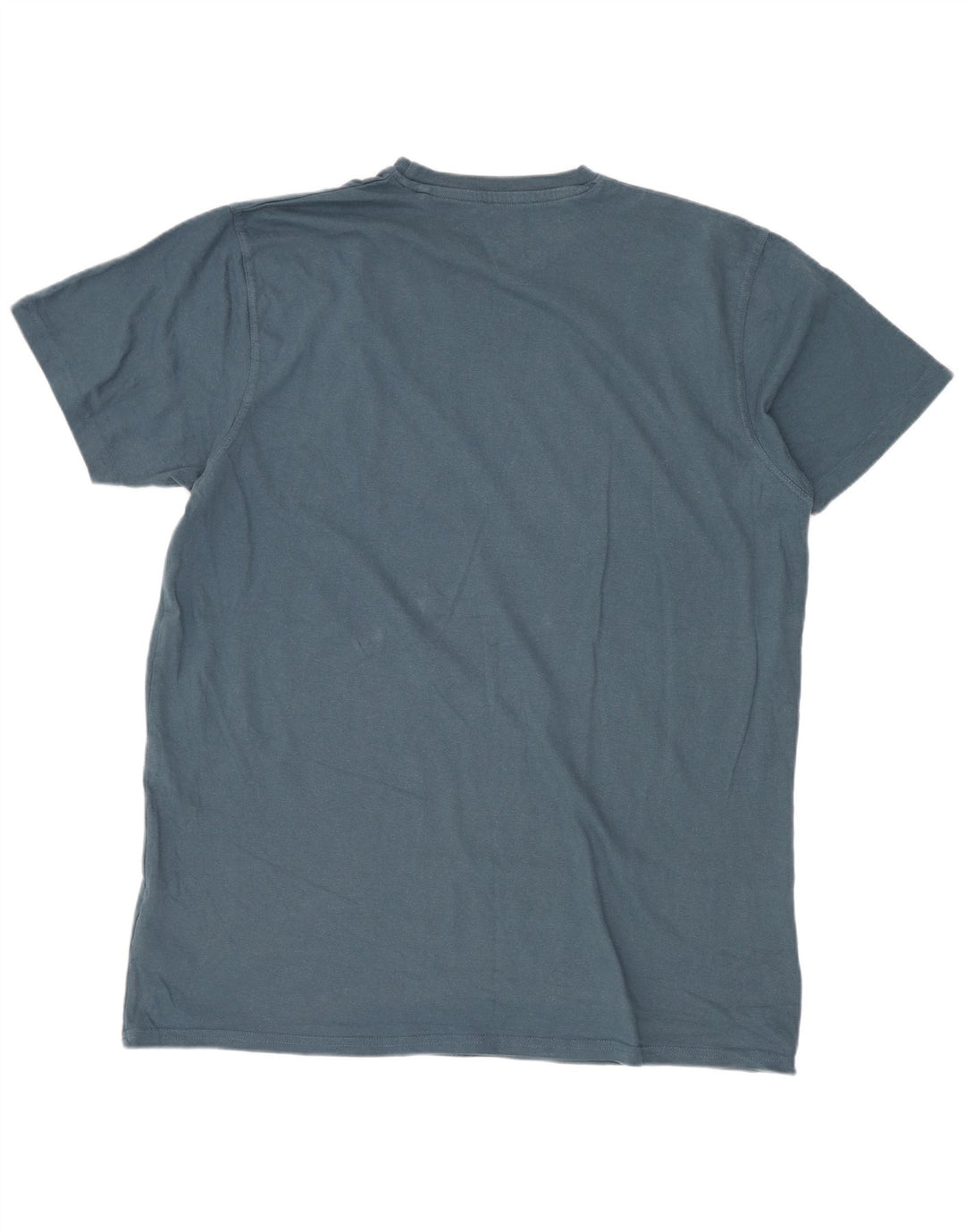 T-shirt grafica da uomo Weird Fish Top in cotone blu medio