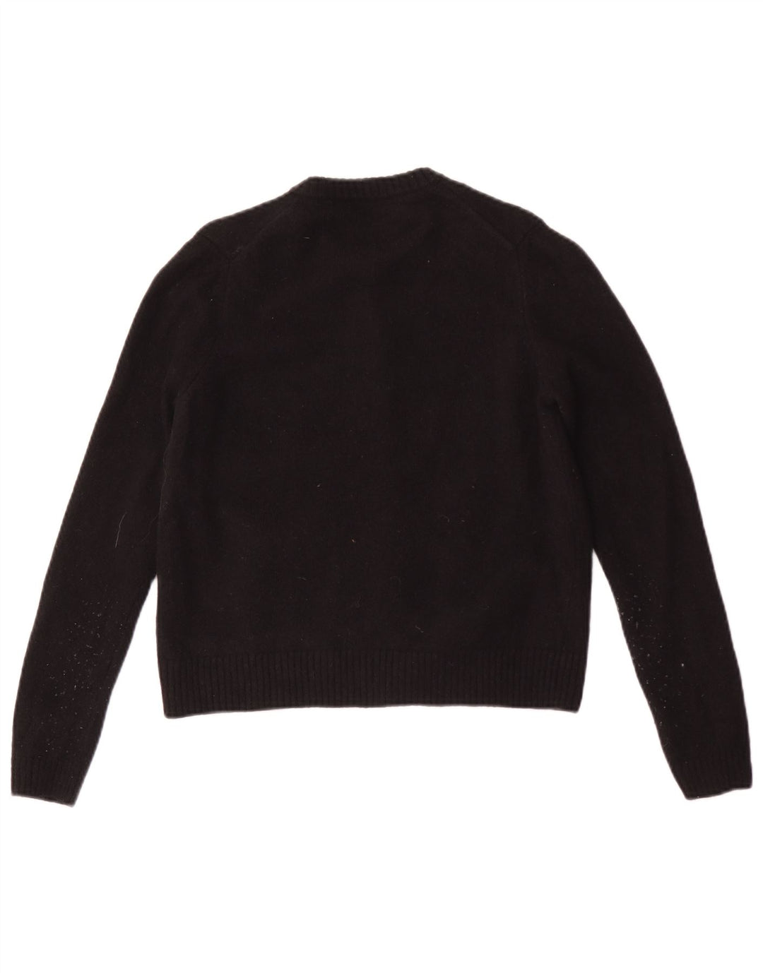 Maglione cardigan da donna Zara UK 14 grande lana nera