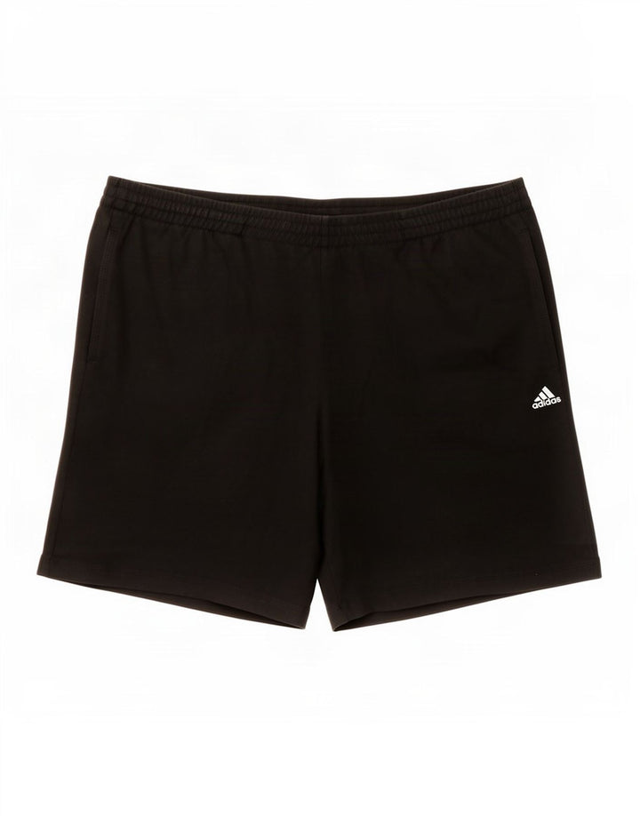 Pantaloncini sportivi da uomo Adidas XL in cotone nero