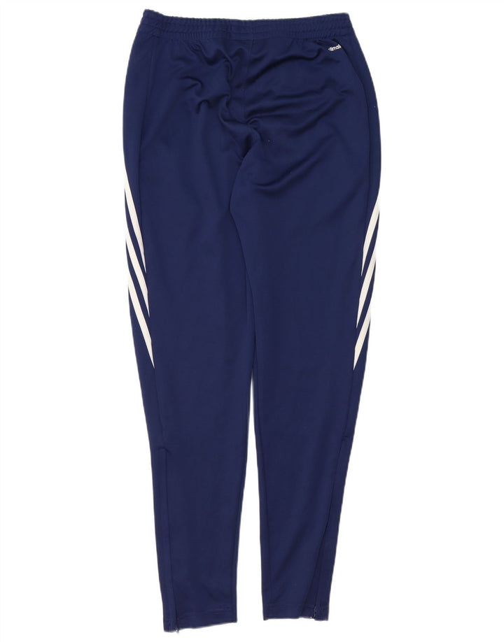 Pantaloni da tuta Adidas Climalite da uomo piccoli in poliestere blu navy