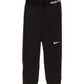 NIKE Womens Dri Fit Graphic Tracksuit Trousers UK 8 Small  Black Polyester Vintage Nike and Second-Hand Nike from Messina Hembry 