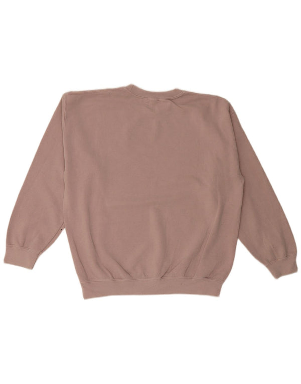 Topshop Felpa oversize da donna Maglione UK 16 Large Pink Poliestere