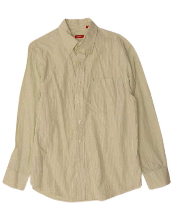 Camicia da uomo Izod in cotone a quadri verde medio