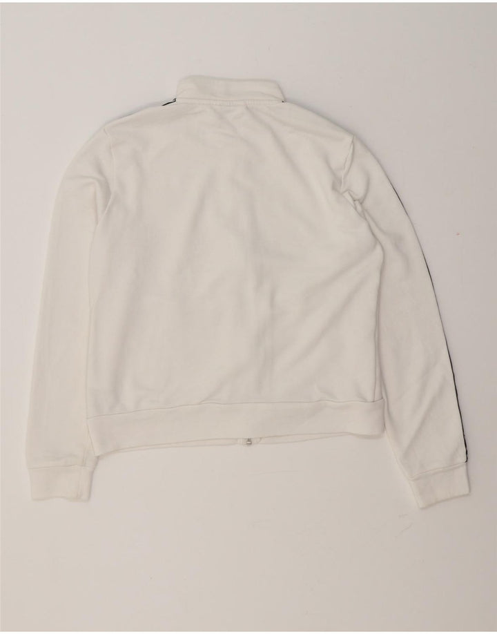 Giacca da tuta grafica da donna Puma UK 14 Medium White Colourblock