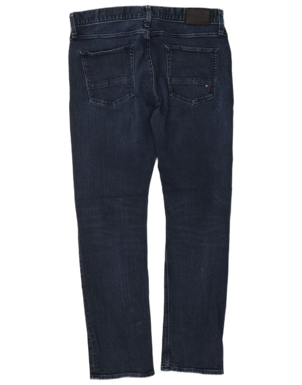 Jeans dritti Denton da uomo Tommy Hilfiger W34 L32 blu navy