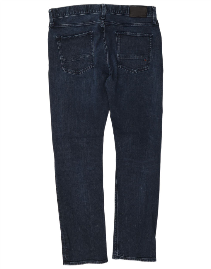 Jeans dritti Denton da uomo Tommy Hilfiger W34 L32 blu navy