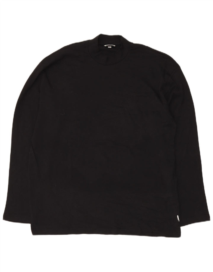 F.LLI CAMPAGNOLO Top Uomo Manica Lunga 2XL Cotone Nero