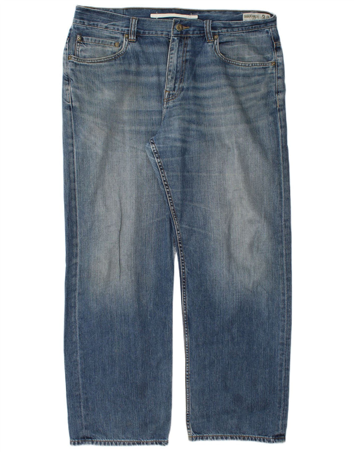 Jeans dritti da uomo TIMBERLAND W38 L31 cotone blu