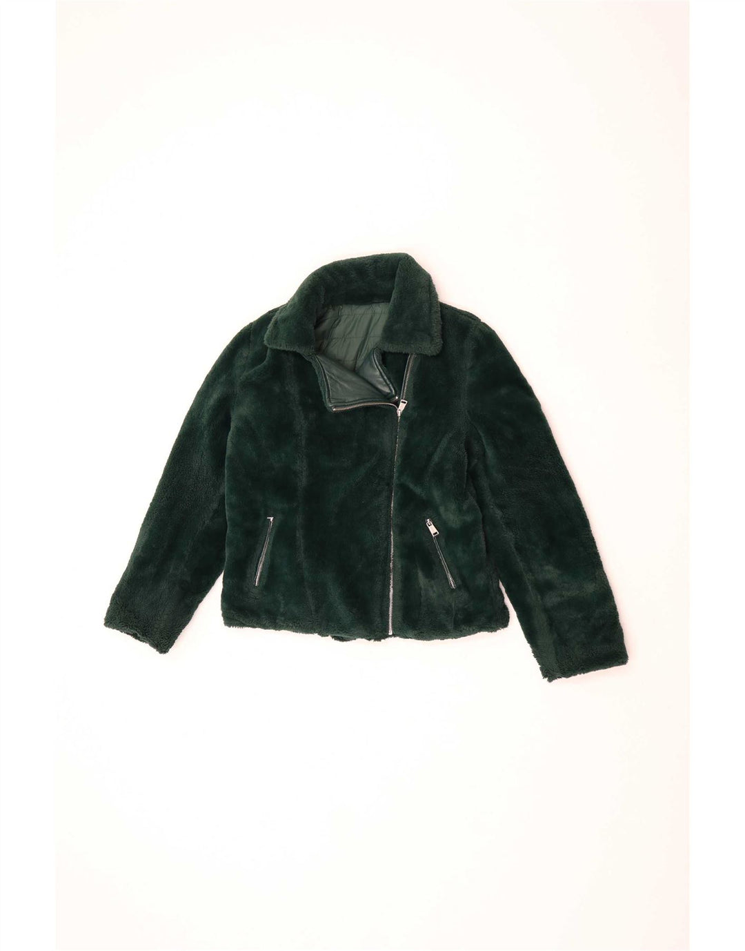 Giacca imbottita reversibile da donna Guess UK 10 Small Verde Poliuretano