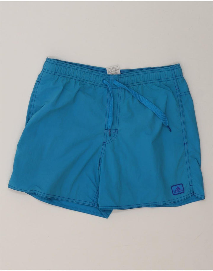 Pantaloncini da bagno da uomo Adidas piccoli blu in poliestere
