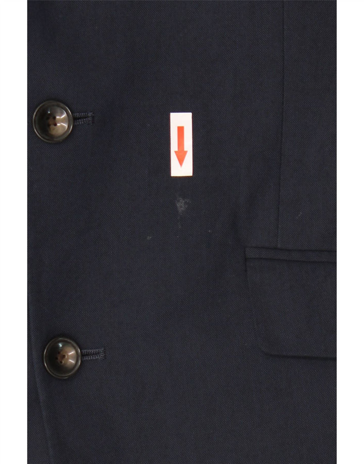 Giacca blazer slim a 2 bottoni Marks & Spencer da uomo UK 38 medio blu navy