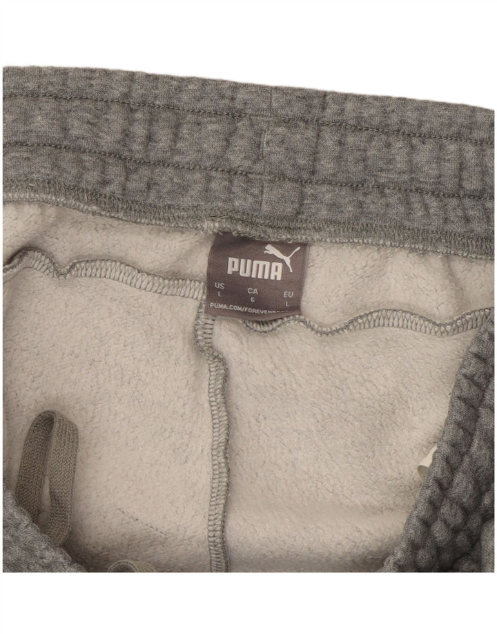 Pantaloni da tuta da uomo Puma Joggers grandi in cotone grigio