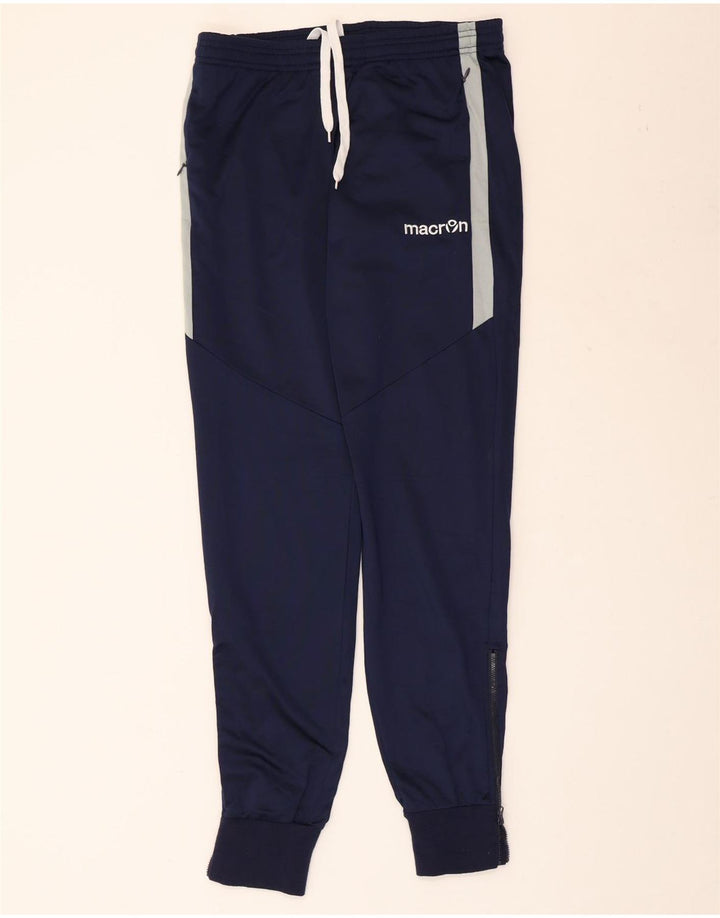 Macron Pantaloni da tuta da uomo Joggers Large Blu Navy Poliestere