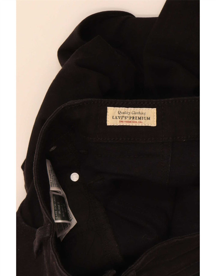 Jeans Levi's 712 Slim da donna W26 L30 cotone nero