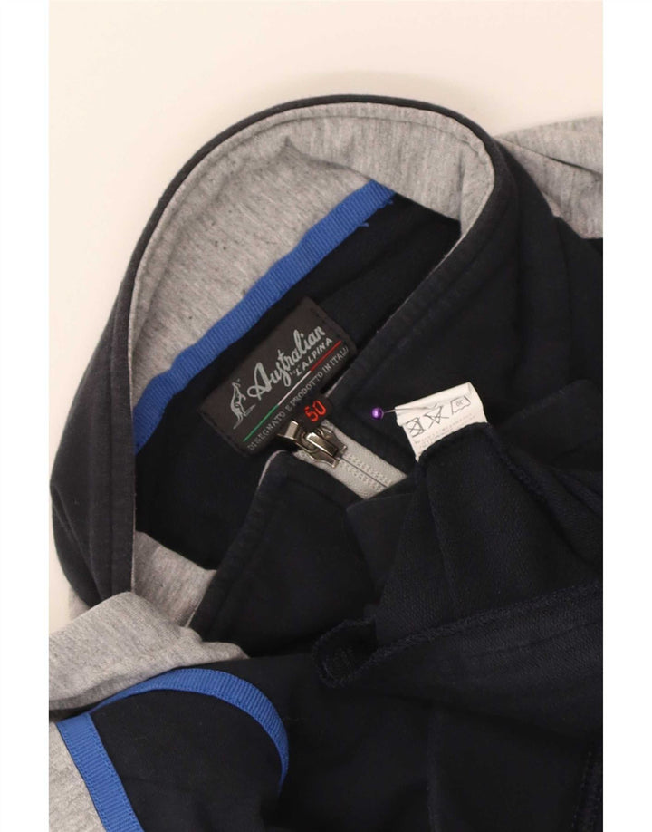 AUSTRALIAN L'ALPINA Giacca da tuta da uomo IT 50 Medium Blu Navy