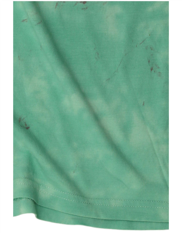 T-shirt da uomo CHAMPION Top verde medio Tie Dye