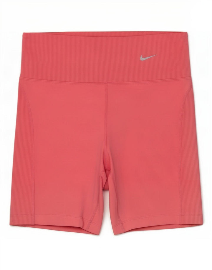 Pantaloncini sportivi Nike Dri Fit da donna UK 12 poliestere rosa medio