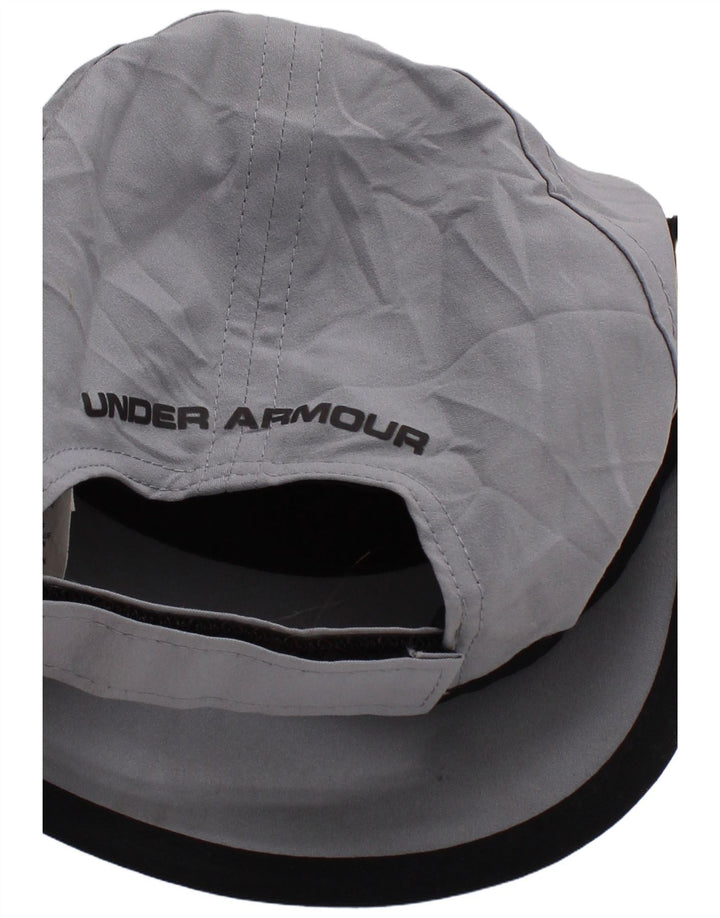 Berretto da baseball grafico da uomo Under Armour, taglia unica, in poliestere grigio