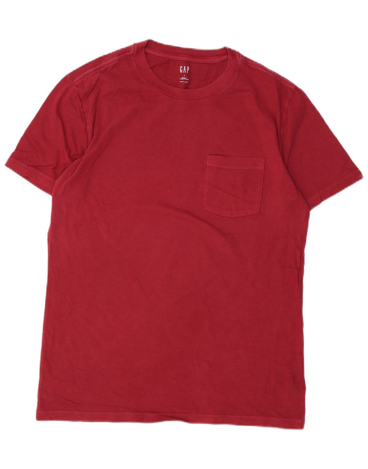 Gap T-shirt da uomo Top Small rossa in cotone