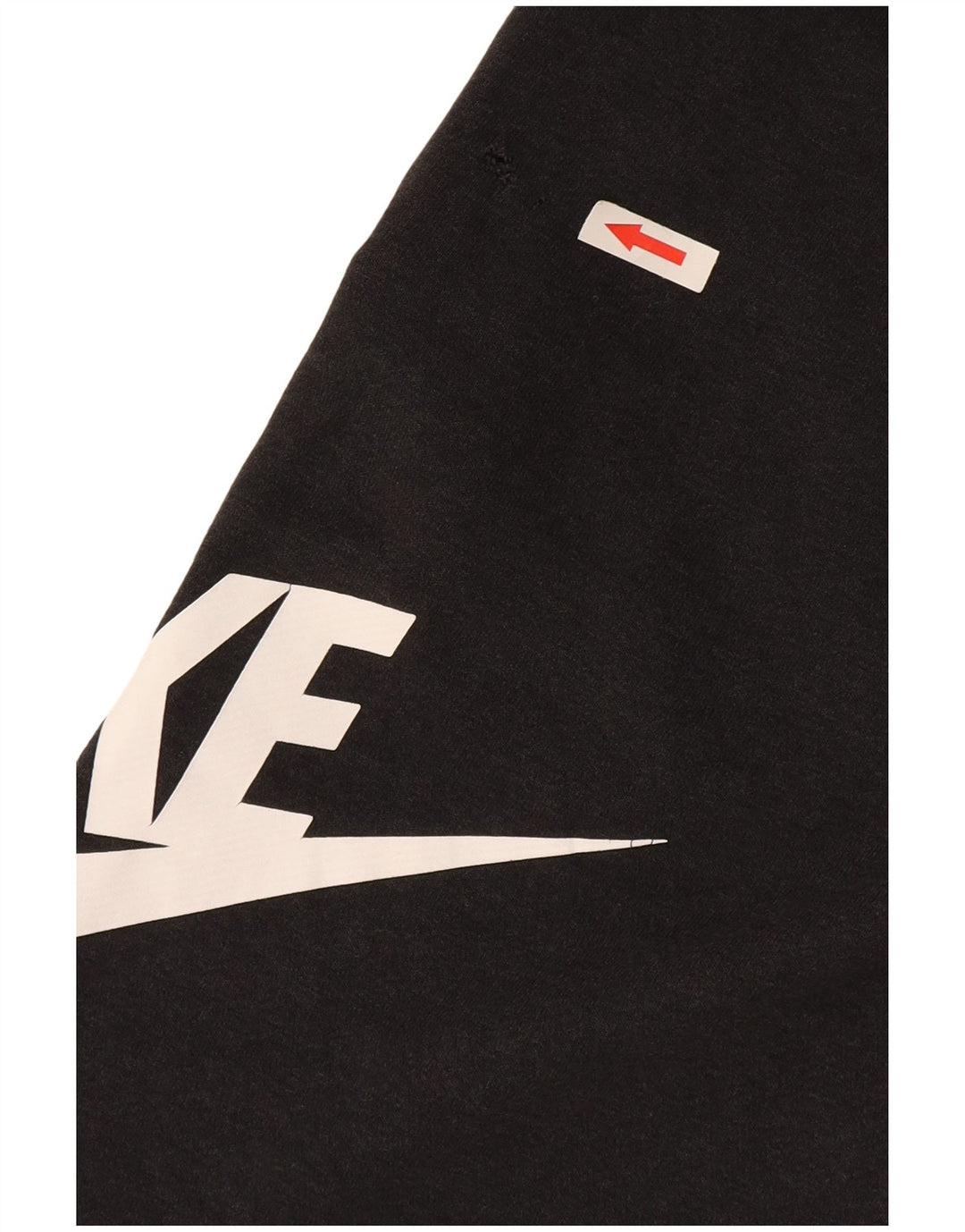 Pantaloncini sportivi Nike da uomo con grafica grande, cotone nero