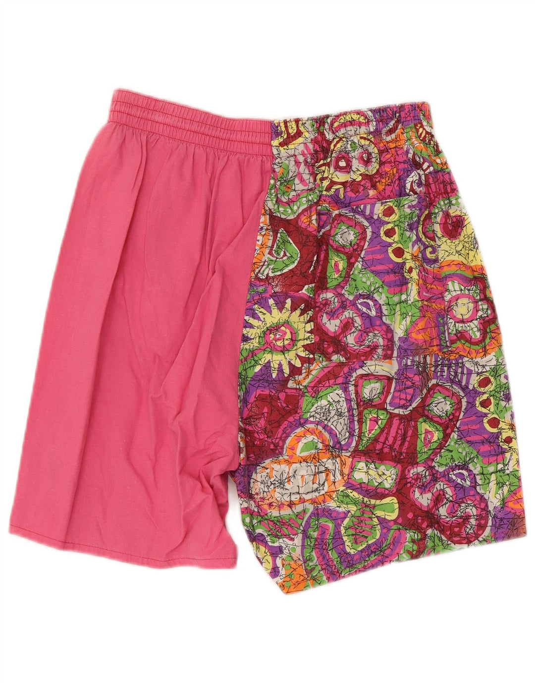 Pantaloncini da bagno vintage da uomo IT 48 piccoli in cotone rosa