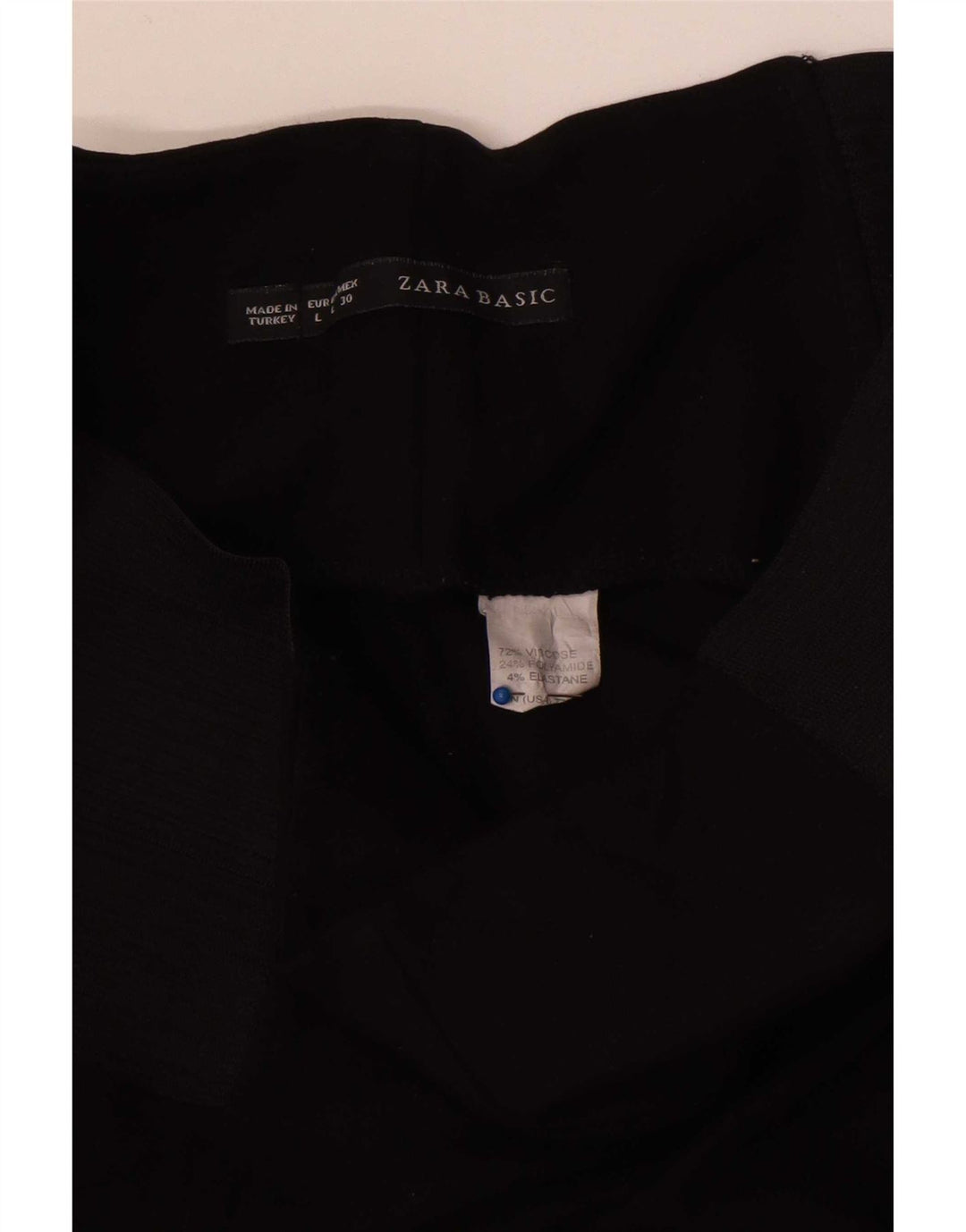 Leggings Zara da donna grandi in viscosa color block nera