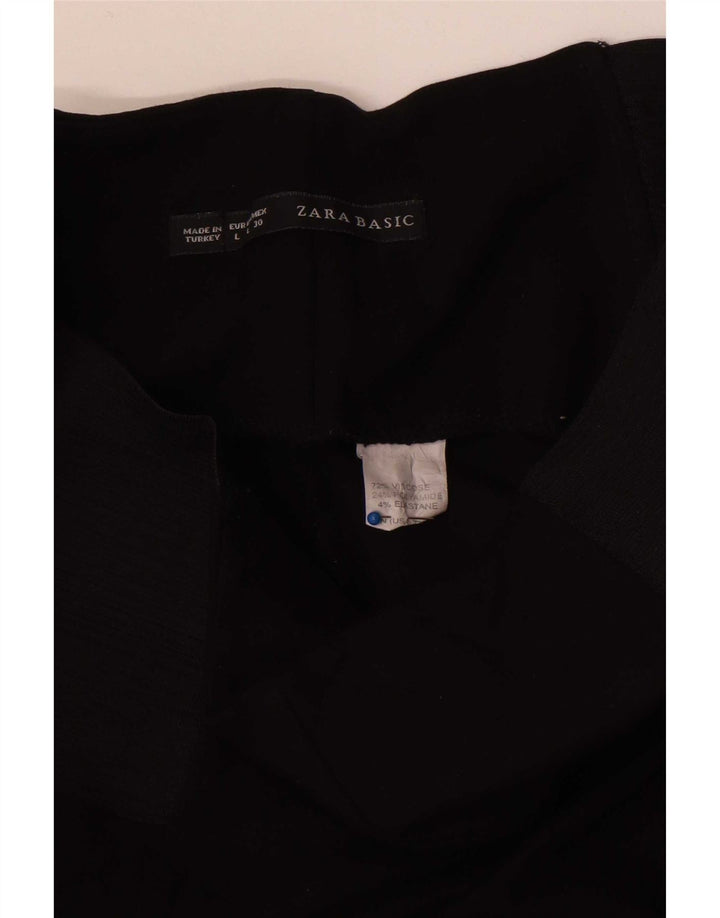 Leggings Zara da donna grandi in viscosa color block nera