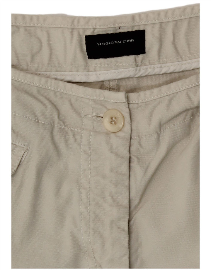 Pantaloncini cargo da donna Sergio Tacchini grandi W32 Beige