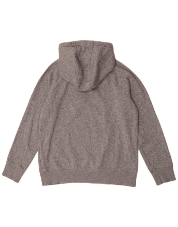 Maglione con cappuccio oversize grafico da donna Under Armour UK 10 piccolo cotone grigio